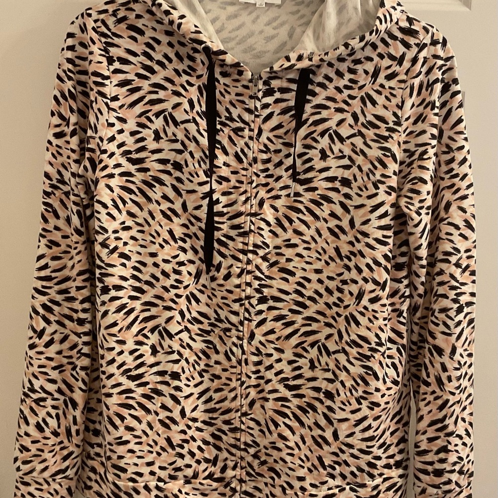 Soma Wknd Cotton Terry Zip Up Jacket / Hoodie - In the Wild - Size Small - Picture 2 of 8